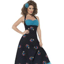 Grease Cha Digregorio Costume Adult Black Dress 1