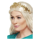 Grecian Leaf Headband Gold Coloured Adult Costume Jewellery 1