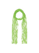 Green 80s Neon Lace Scarf Costume Accessory 1