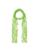 Green 80s Neon Lace Scarf Costume Accessory 1