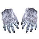 Grey Hairy Hand Gloves Werewolf Monster 1