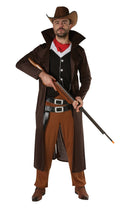 Gunslinger Costume Cowboy Mens Wild West 1