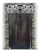 Halloween Door Topper Bloody_1 HI364
