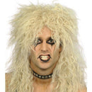 Hard Rocker Wig Adult Long Blonde Tousled 80s Crazy Costume Hair 1