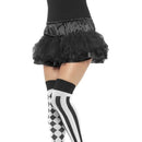 Harlequin Hold Ups Adult White Black 1