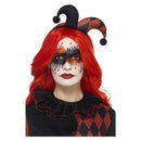 Harlequin Make Up Kit Aqua with Face Stickers Adult Red 2
