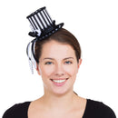 Harlequin Striped Mini Tall Hat Hats Female 1