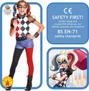 Harley Quinn Kids Costume DC Superhero Girls Deluxe 2