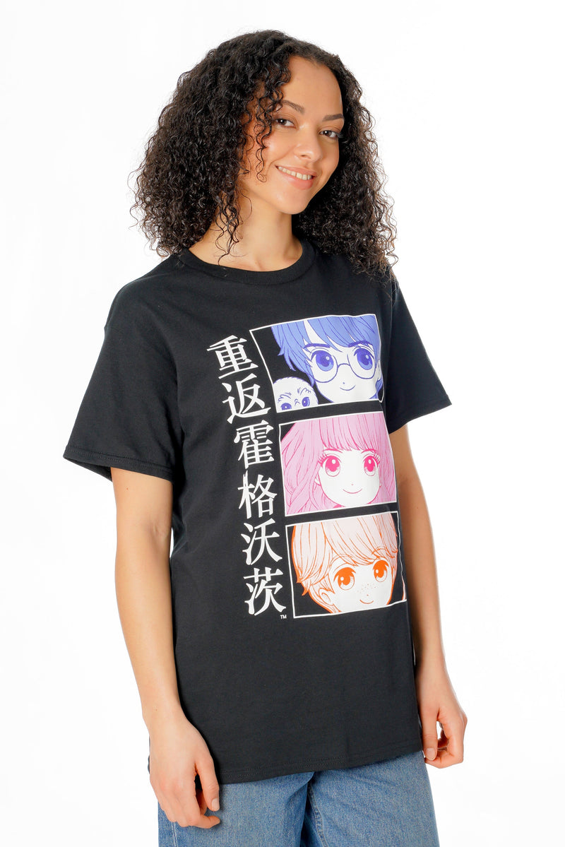 Harry Potter Anime Hogwarts T Shirt_5