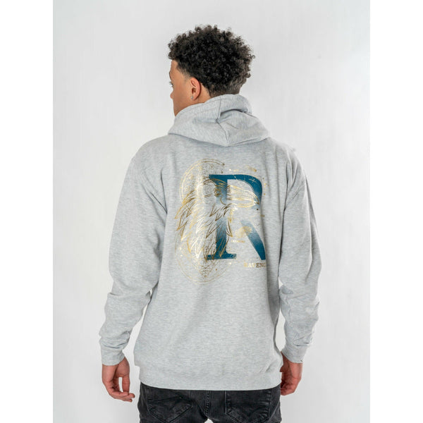 Harry Potter Unisex Grey Marl Ravenclaw Zodiac Hoodie Adult Harry Potter Unisex Grey Marl Ravenclaw Zodiac Hoodie Adult
