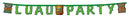 Hawaiian Party Letter Banner 213cm Tiki Summer Pool Party Decoration 2