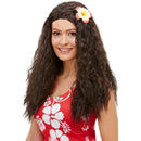 Hawaiian Wig Adult Brown 1