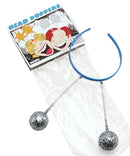 Head Boppers Silver Balls Disco Glitter 1