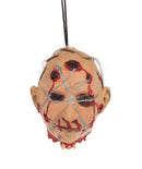 Head With Barbed Wire Hanging Prop Halloween Items Unisex 1