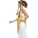 Helen of Troy Costume Adult White Yelllow Dress Tiara 3