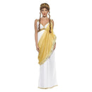 Helen of Troy Costume Adult White Yelllow Dress Tiara 4