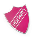 Hen Night School Badge Pink Costume Accessory 1