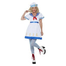 High Seas Sailor Costume White Ladies Dress 2