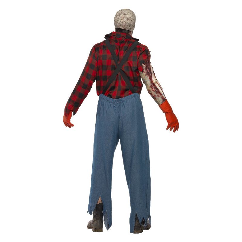 Size Chart Hillbilly Zombie Costume Blue Adult