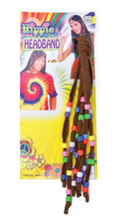 Hippie Beaded Headband Costume Accessories Female 1