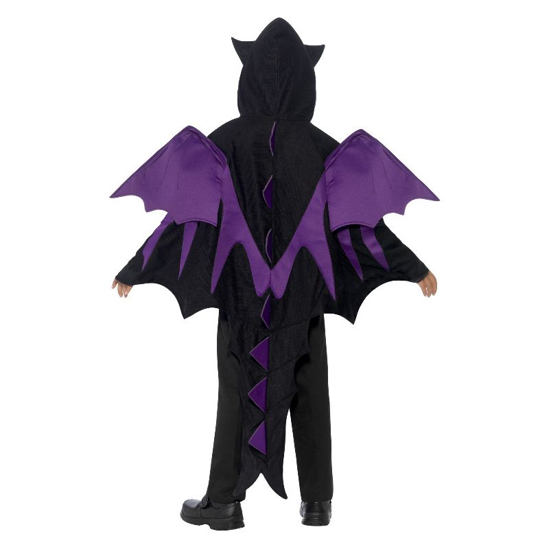 Hooded Creature Cape Black Child_2