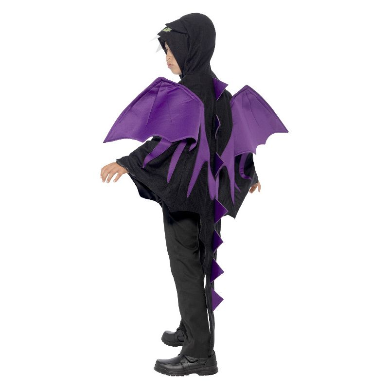 Hooded Creature Cape Black Child_3