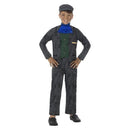 Horrible Histories Miner Costume Kids Grey 4