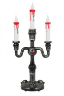 Horror Candelabra Baterry Operated Halloween Items Unisex 1