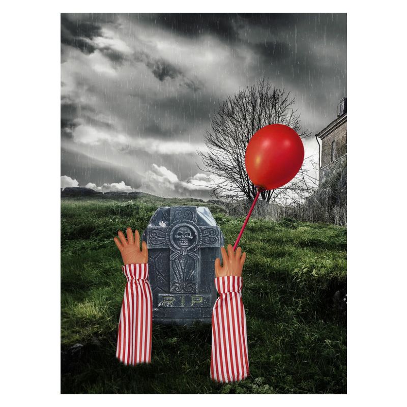 Horror Clown Lawn Prop_1