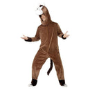 Horse Costume Adult Brown Jumpsuit 2