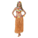 Hula Honey Instant Kit Skirt Headpiece Wrist Cuffs Lei Bra 1