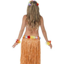 Hula Honey Instant Kit Skirt Headpiece Wrist Cuffs Lei Bra 3