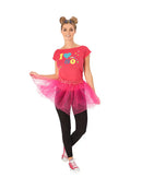 I Love The 80s Pink T Shirt Adult Costume 4