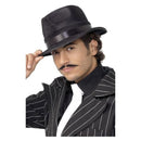 Indestructible Black Fedora Hat Adult Gangster 2