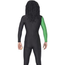 Jamaican Hero Cool Runnings Costume Adult Black Bobsled Jumpsuit 2