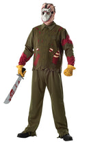 Jason Friday The 13th Deluxe Mens Brown Costume 1