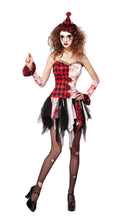 Jester Lady Scary Adult Costume Female 1