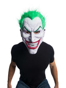 Joker Injection Mold Mask with Green Hair Batman Villan 2
