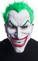 Joker Injection Mold Mask with Green Hair Batman Villan 1