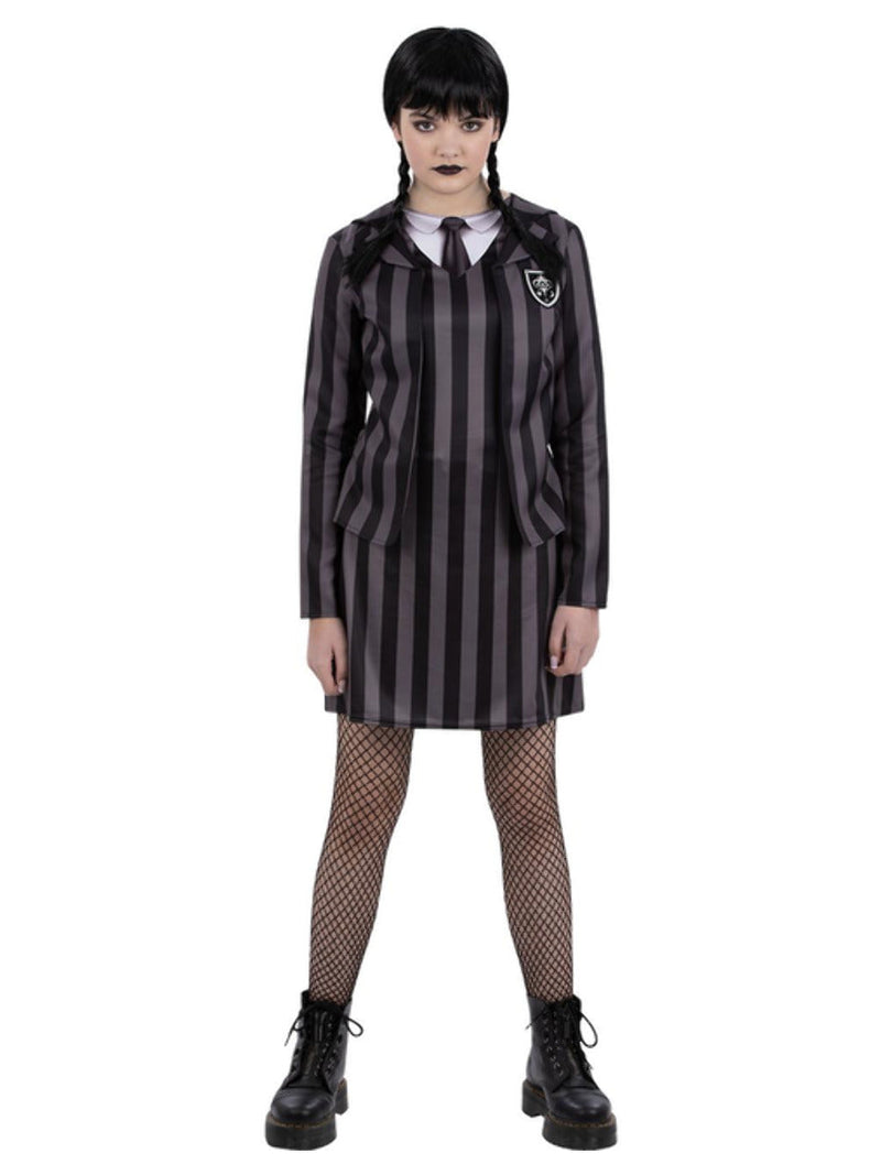 Kids Gothic School Uniform Costume_1