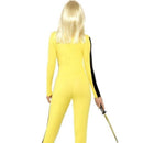 Kill Bill The Bride Costume Adult Yellow Jumpsuit with Sword 2