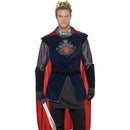 King Arthur Deluxe Costume Adult Knight Blue 1