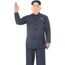 Korean Dictator Costume Adult Grey Jumpsuit Kim Jong Un Outfit 1