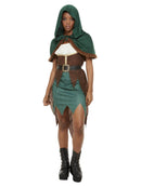 Robin Hood Forest Archer Ladies Costume Green