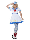 High Seas Sailor Costume White Ladies Dress