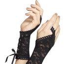 Lace Glovettes Adult Black Costume Accessory 2
