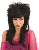 Ladies Wig Long Black 1