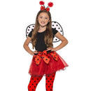 Ladybird Kit Child Black Red Tutu Wings Headband 1