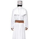 Lawrence of Arabia Costume Adult White Gown Headpiece Belt 2