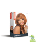 Layered Ginger Wig 1980s Fringe Hair 3